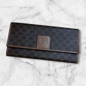 Celine Tan and Brown Monogram Accessory
